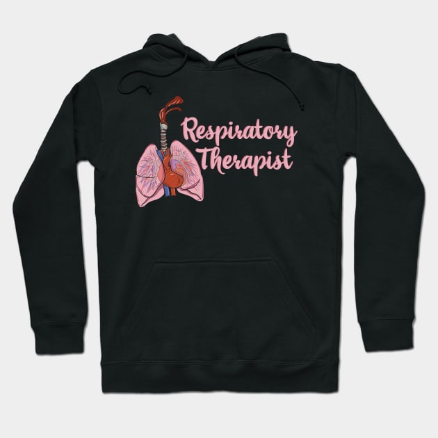 Respiratory Therapist - Lung Graphic Hoodie by Fresan